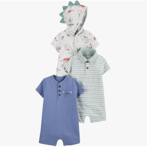 Simple Joys by Carter's baby-boys 3-pack Rompers