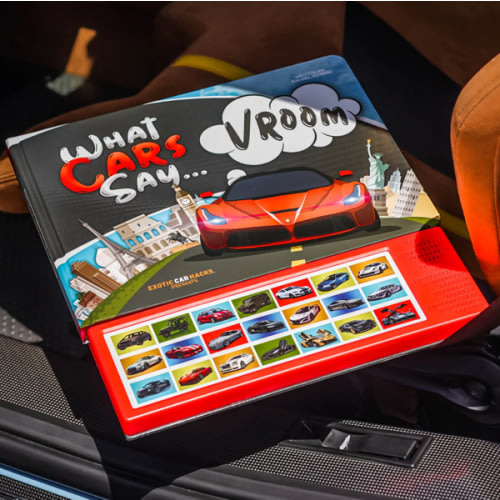 What Cars Say - Sound Book for Babies and Toddlers (Includes Physical and Digital Book)