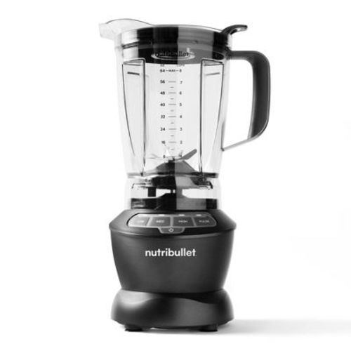 NutriBullet Blender 1200 Watts: Countertop Smoothie Blender, 64oz Capacity, 3 Speeds, Stainless Steel Blades, Dark Gray