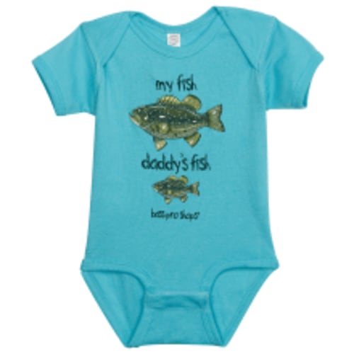 Bass Pro Shops My Fish Daddy's Fish Bodysuit for Babies