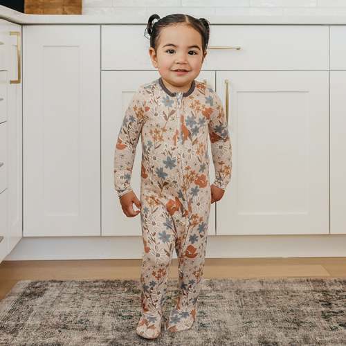 Zip-Up Footie Pajama - Eden