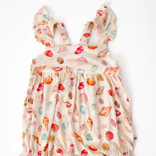 Sea Shells Baby Bubble Romper