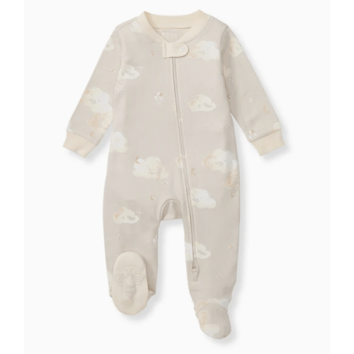 Good Night Sky Organic Cotton Sleep & Play - Limestone – Burt's Bees Baby