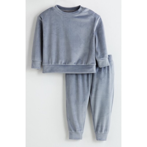 Velour Sweatshirt & Joggers Set