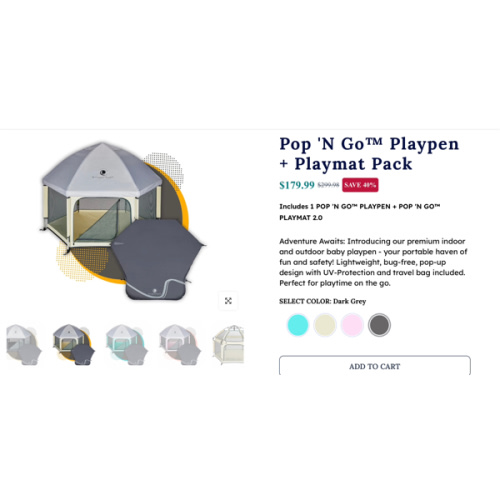 Pop 'N Go™ Playpen + Playmat Pack| California Beach Co. – The California Beach Co.