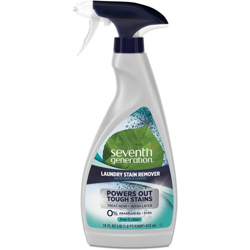 Seventh Generation Laundry Stain Remover, Free & Clear, Unscented, 16 Fl Oz