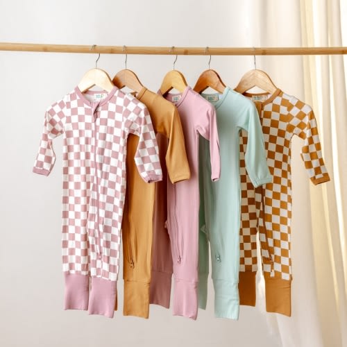 Hello Poppet Bamboo All-In-One | Baby Toddler One Piece | Bear & Moo