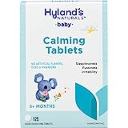 Amazon.com: Hyland’s Naturals Baby Nighttime Soothing Tablets with Chamomilla, Natural Relief of Oral Discomfort, Irritability, and Swelling, 125 Count : Baby