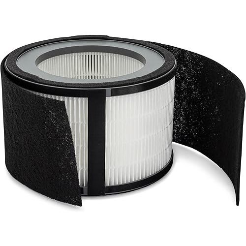 Crane Genuine Air Purifier Replacement Filter For Model EE-5068, HS-1946 HEPA Air Filter Replacement, Pack Of 1, 3-Stage Filtration For Better Indoor Air Quality