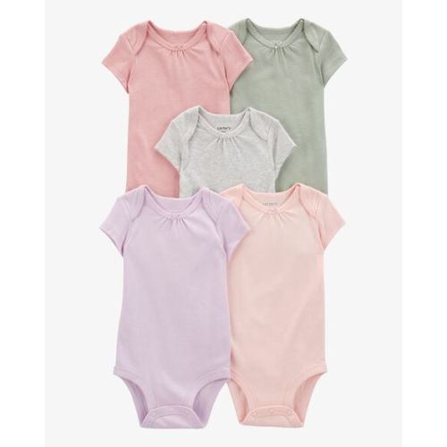Baby 5-Pack Short-Sleeve Bodysuits - Carter's | Carter's