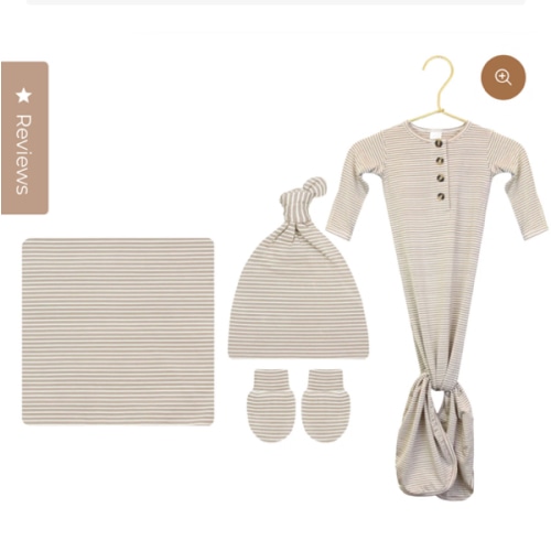 Banks Newborn Hat Bundle (Gown)