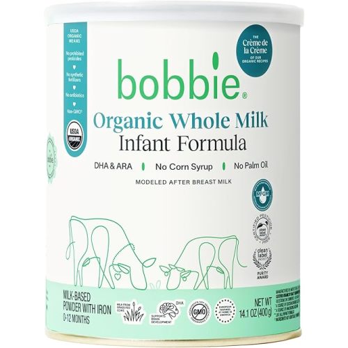 Bobbie Organic Whole Milk Formula 14.1oz, 14.1 OZ