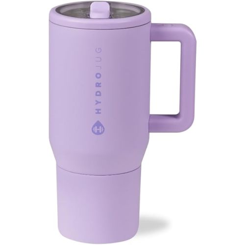 HydroJug Kids - 20 oz Insulated Kids Water Bottle with Flip Straw & Handle | Leak-Proof & Durable | Perfect for School, Sports, Lunch, Travel & Camp, Lavender