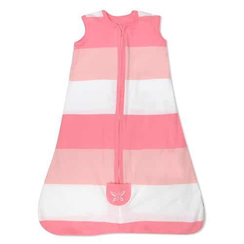 HonestBaby Zip Front Wearable Blanket 100% Organic Cotton for Infant Baby Boys, Girls