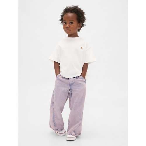 Baby & Toddler Pull-On Baggy Wide-Leg Jeans | Gap