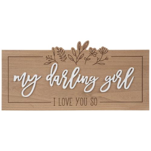 My Darling Girl Wood Wall Decor