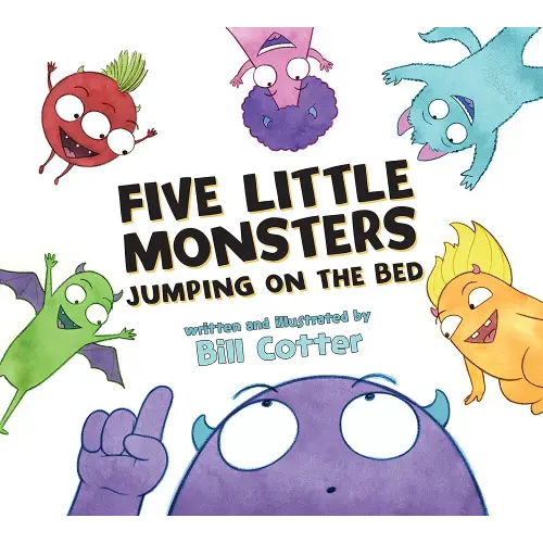 Five Little Monsters Jumping on the Bed