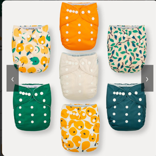 Cloth reusable diapers