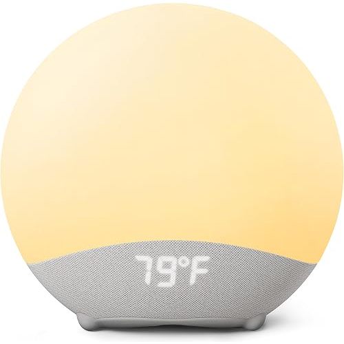 MediAcous Night Light for Kids, RGB Egg Light for Breastfeeding, Soft Silicone Touch Light with Eye Caring, Timer, Temperature Display