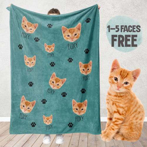 Personalized dog blanket