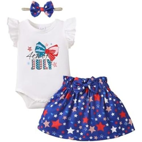 SUNNY PIGGY Baby Girl Clothes Newborn Dress Infant Romper Summer Outfit Cute Toddler Clothing Skirt Set