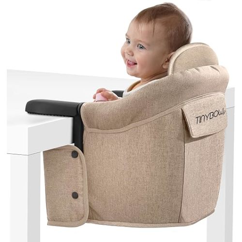 Hook On High Chair for Baby, High Chair That Attaches to Table - Clip On High Chair for Table, Portable High Chair for Travel, Highchair for Baby Seat - Portable Baby Chair for Eating