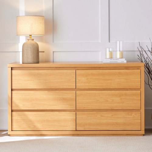 Ebern Designs Fere 6 drawers dresser | Wayfair