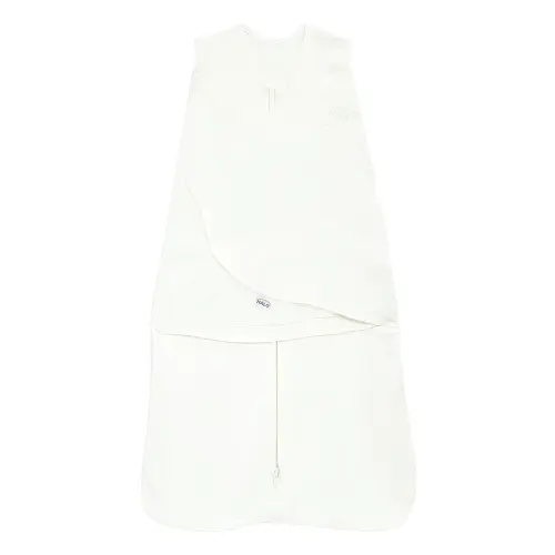 HALO 100% Cotton Sleepsack Swaddle, 3-Way Adjustable Wearable Blanket, TOG 1.5, Natural, Newborn, 0-3 Months