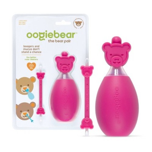 Oogiebear The Bear Pair 2-in-1 Bulb Aspirator And Booger Picker Combo - 2pc