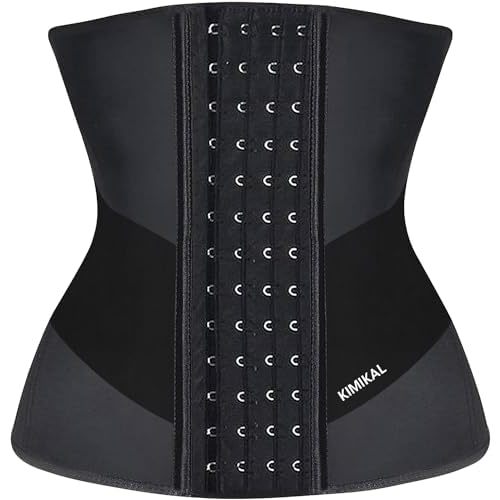 KIMIKAL Women Waist Trainer Corset Belt: Under Clothes Sport Tummy Control Long Torso Shapewear