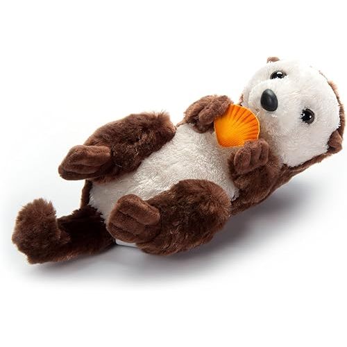 The Petting Zoo Sea Otter Stuffed Animal Plushie, Gifts for Kids, Scoopz Sealife Animals, Otter Plush Toy 8 Inches