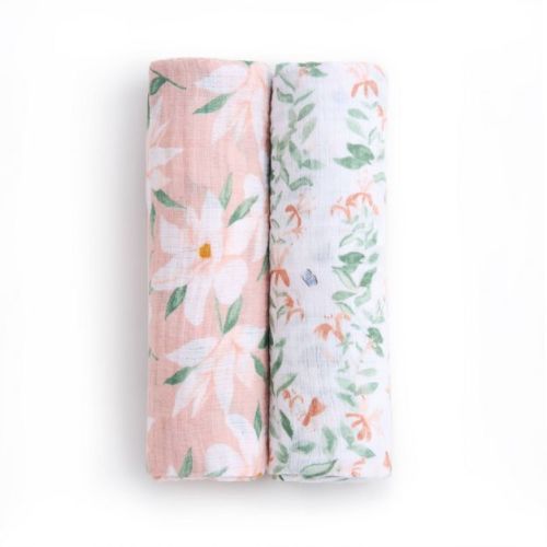aden + anais essentials Swaddles - 2pk - Butterfly Garden