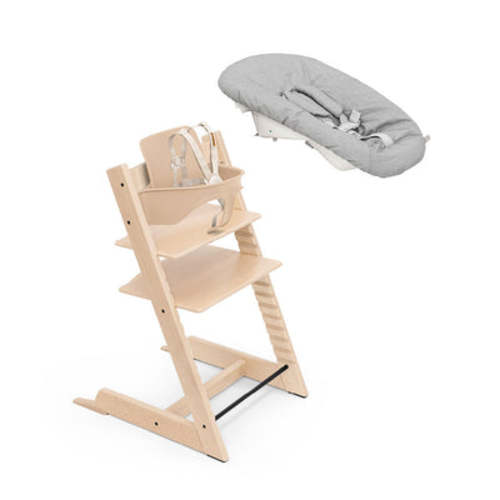Tripp Trapp High Chair² + Newborn Set Bundle - Natural
