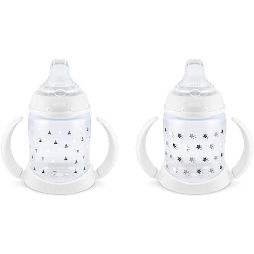 NUK Plastic Learner Cup, 6+ Months, Timeless Collection, Amazon Exclusive, 5 Oz, Pack of 2 - 2 Count (Pack of 1) - CUP