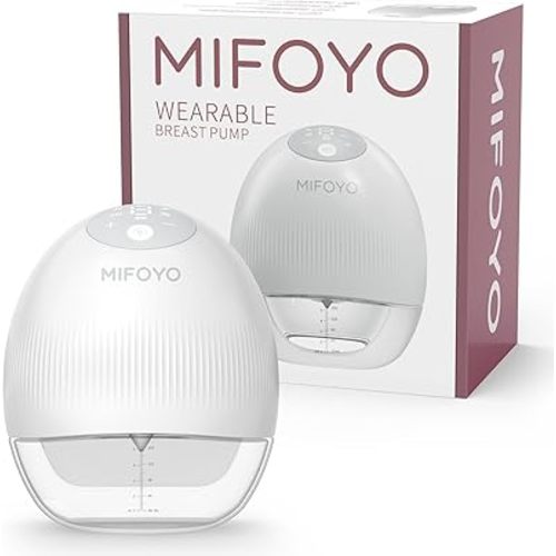 Wearable Breast Pump Hands Free: Electric Portable Breastfeeding Pump with 4 Modes & 9 Levels for Moms - Rechargeable Milk Pump with Smart Display - 24mm 1 Pack