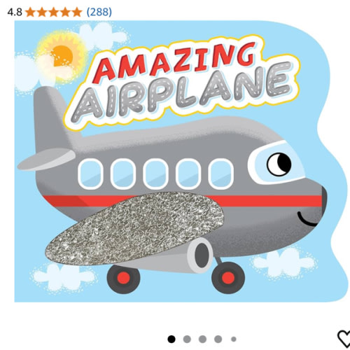Little Hippo Books Amazing Airplane - Touch and Feel Board Book - Sensory Board Book