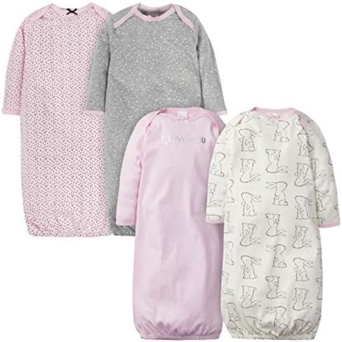 Gerber Baby Boy and Girls 4-Pack Sleeper Gown