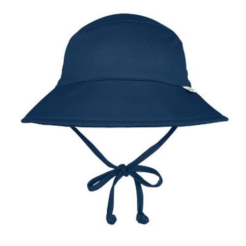 Green Sprouts Baby/Toddler Breathable Bucket Sun Protection Hat - White - 0/6 Months