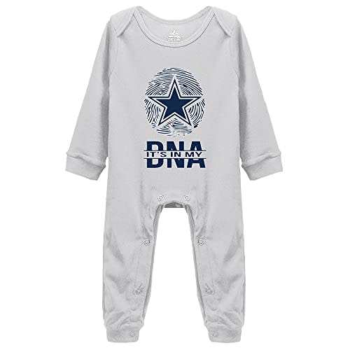 Snagminio Cowboys It's In My DNA Super Cute Boys And Girls Universal Long Sleeve Bodysuits