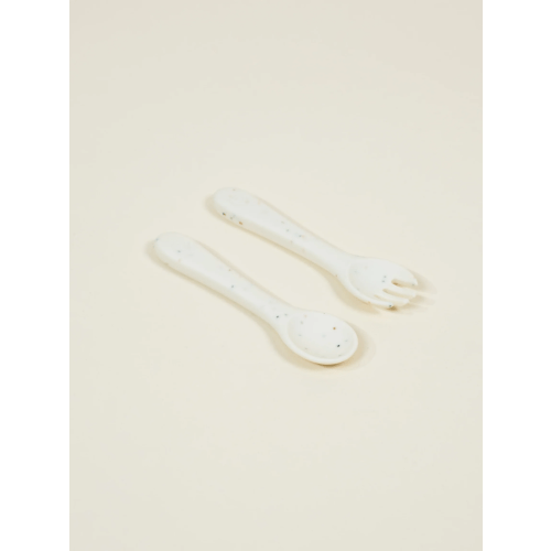 Coco Village Silicone Baby Fork & Spoon – Pottery Collection