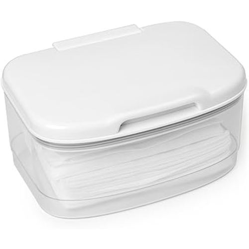 Skip Hop Wipes Dispenser, Nursery Style, Clear/White
