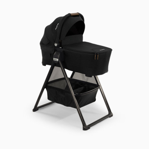 SWIV & TRIV Series Bassinet + Stand - Caviar