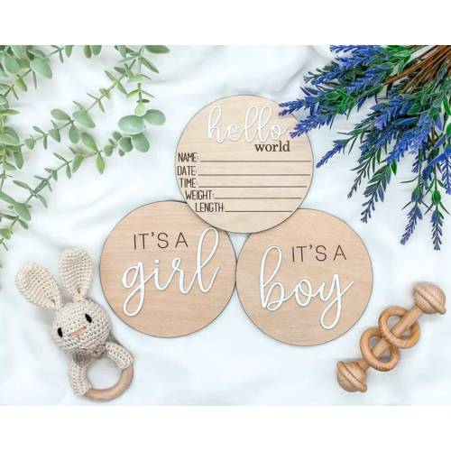 Surprise Gender Reveal Announcement Sign, Its A Girl Its A Boy Gender Photo Prop, Gender Reveal Sign for Hospital, Boy or Girl Gender Reveal