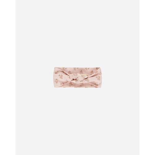 Ribbed Knotted Headband || Roses