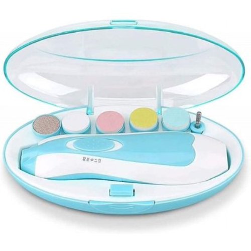 Baby Nail File Trimmer Safe Electric Nail Clippers Kit for Toddler Kids Toes and Fingernails - Care Polish and Trim