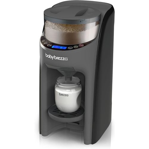 Baby Brezza New and Improved Formula Pro Advanced Formula Dispenser Machine - Automatically Mix a Warm Formula Bottle Instantly - Easily Make Bottle with Automatic Powder Blending, Charcoal