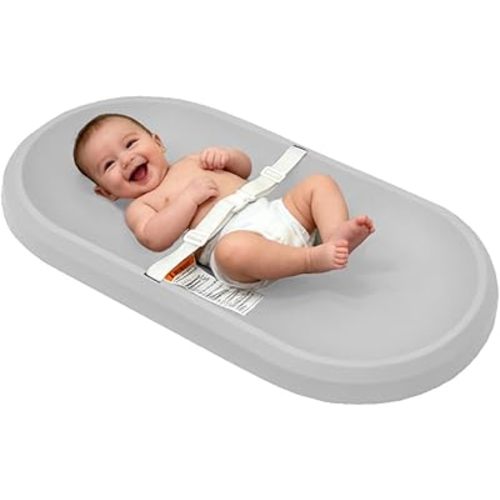 Baby Changing Pad - Lightweight Wipeable Foam Changing Pad, Comfortable and Waterproof, Fits All Changing Table, 30"x 15.6", Gray
