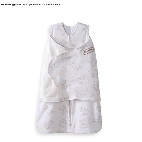 HALO 100% Cotton Sleepsack Swaddle, 3-Way Adjustable Wearable Blanket, TOG 1.5, Floppy Friends, Newborn, 0-3 Months