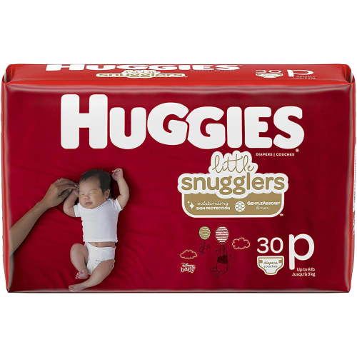 Huggies Little Snugglers Diaper, Micro Preemie (PK/30)