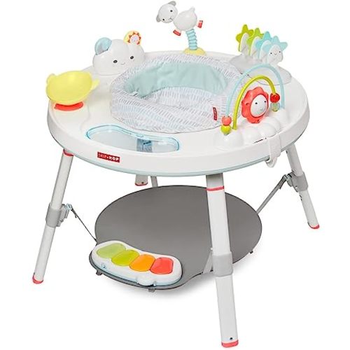 Amazon.com: Skip Hop Baby Activity Center: Interactive Play Center with 3-Stage Grow-with-Me Functionality, 4mo+, Silver Lining Cloud : Baby